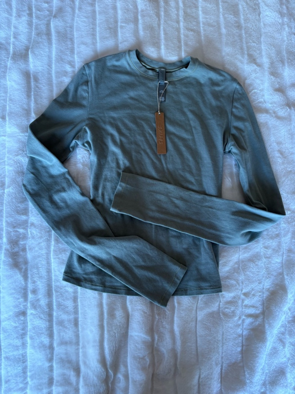 SKIMS Cotton Jersey Long Sleeve T-Shirt
